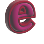 3D E Letter Logo